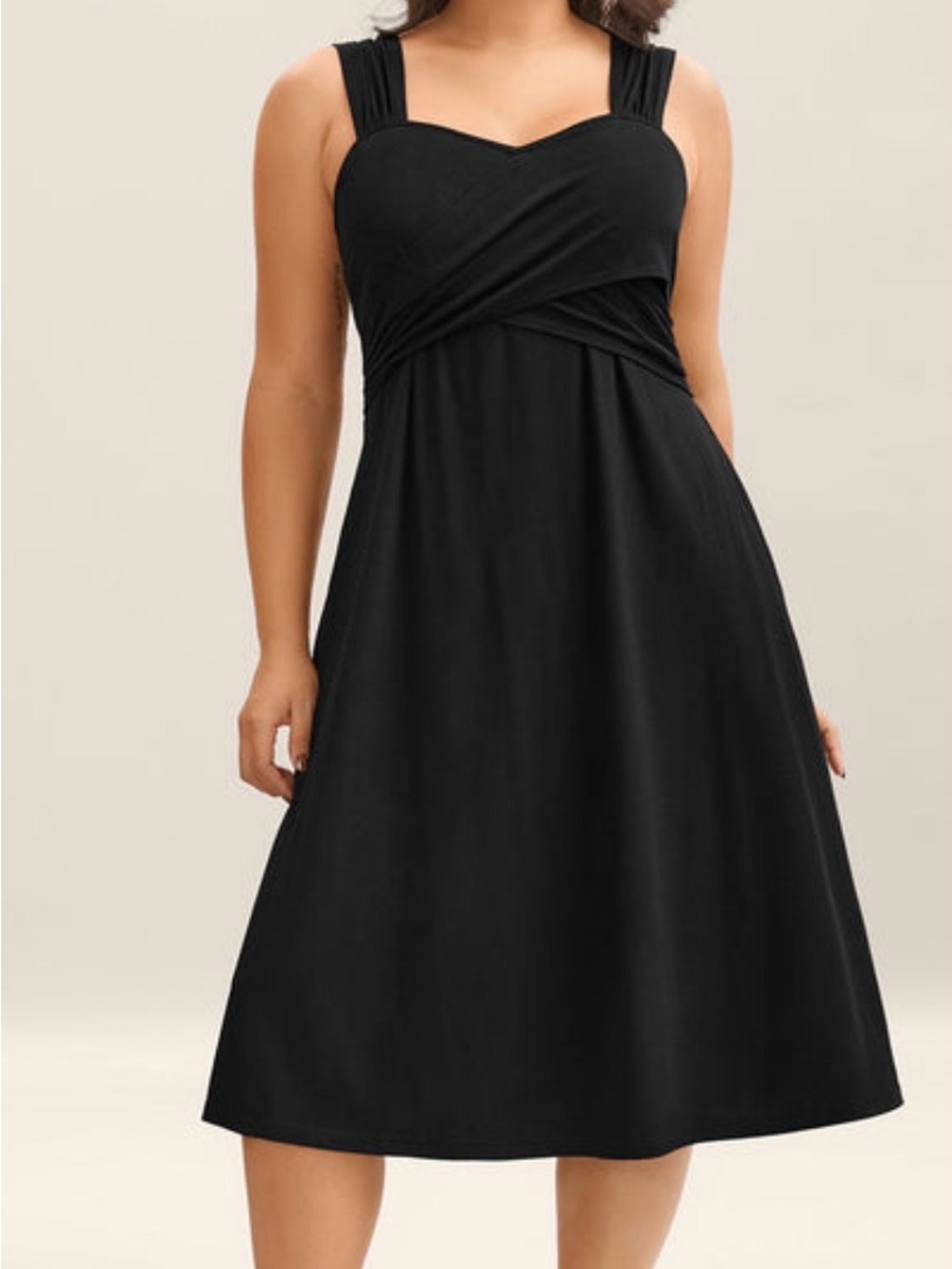 Army Green Sleeveless A-Line Dress